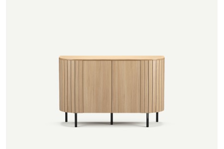 Komoda 2-drzwiowa MILA Dąb Piaskowy - System TIP-ON